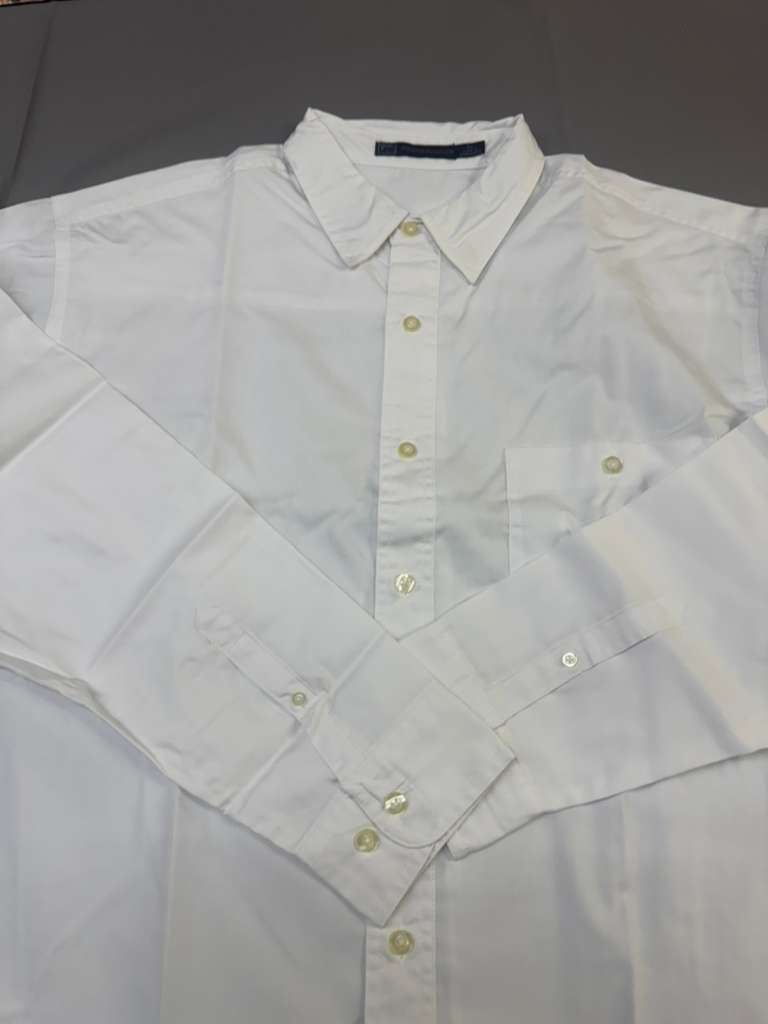 Lee Men's Performance Button Down Shirt, Long Sleeve with Left Pocket
