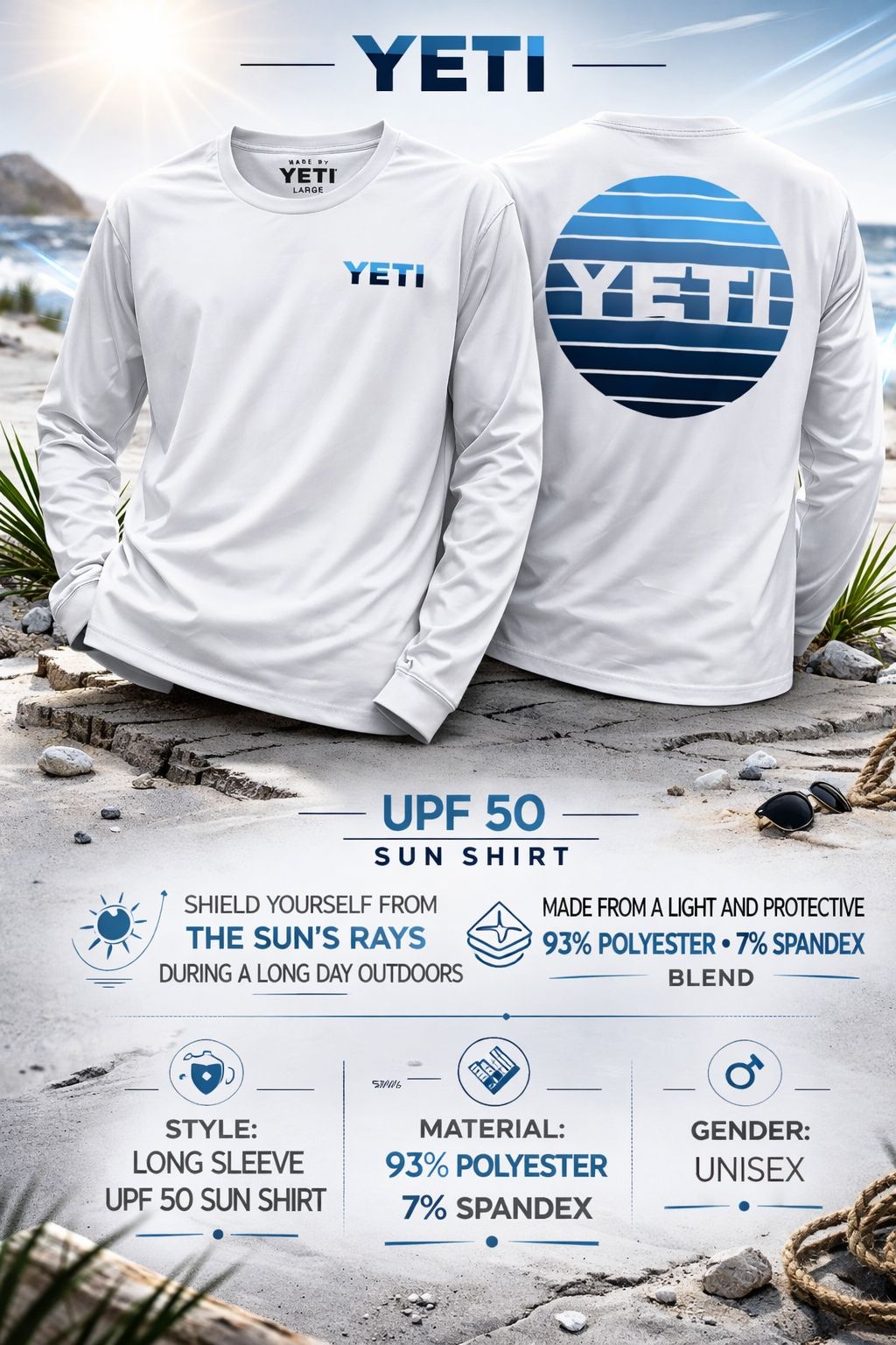 YETI Sunset UPF 50 Long Sleeve Sunshirt