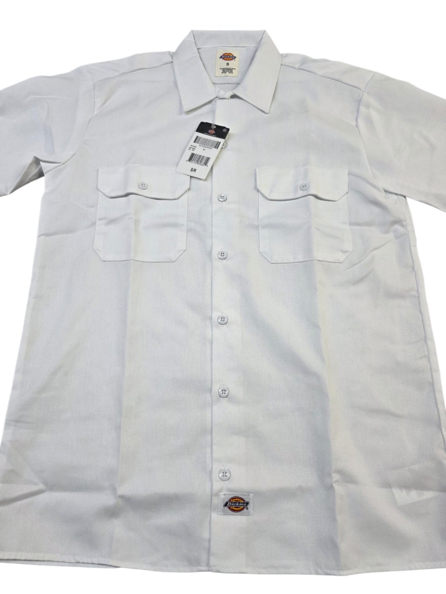 Dickies Men’s Short Sleeve Durable Twill Button Down Work Shirt