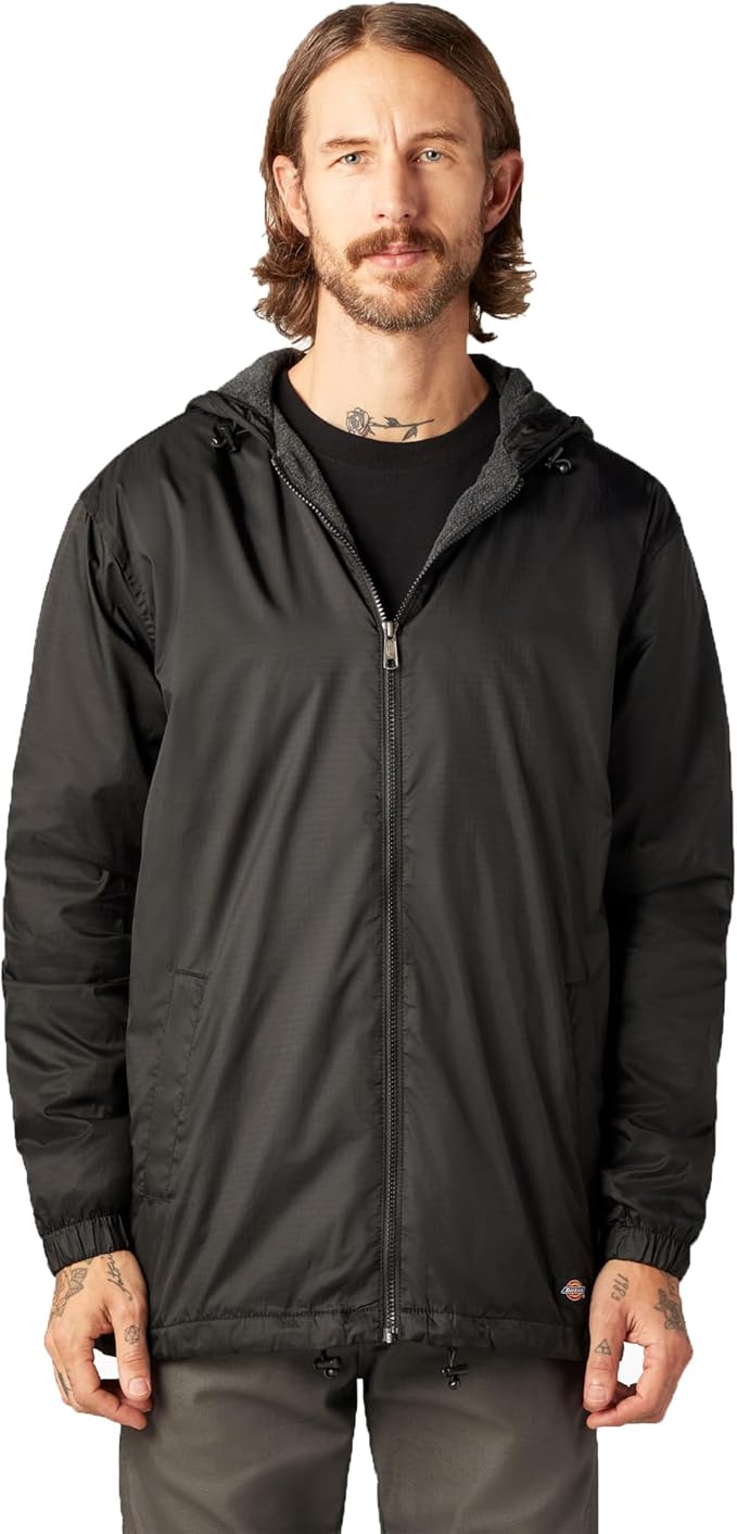 Dickies Men's Fleece Lined Hooded Jacket