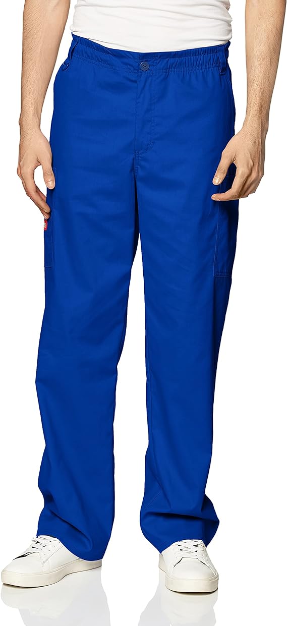 Dickies EDS Signature Scrubs for Women, Elastic Waist Pull-On Cargo Pant