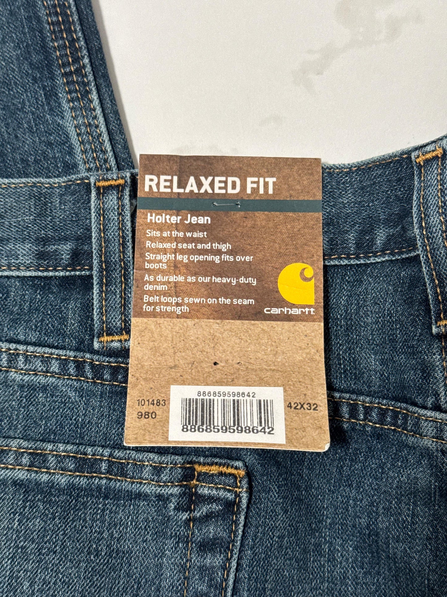 Carhartt Men's 101483 Holter Relaxed Fit Jean