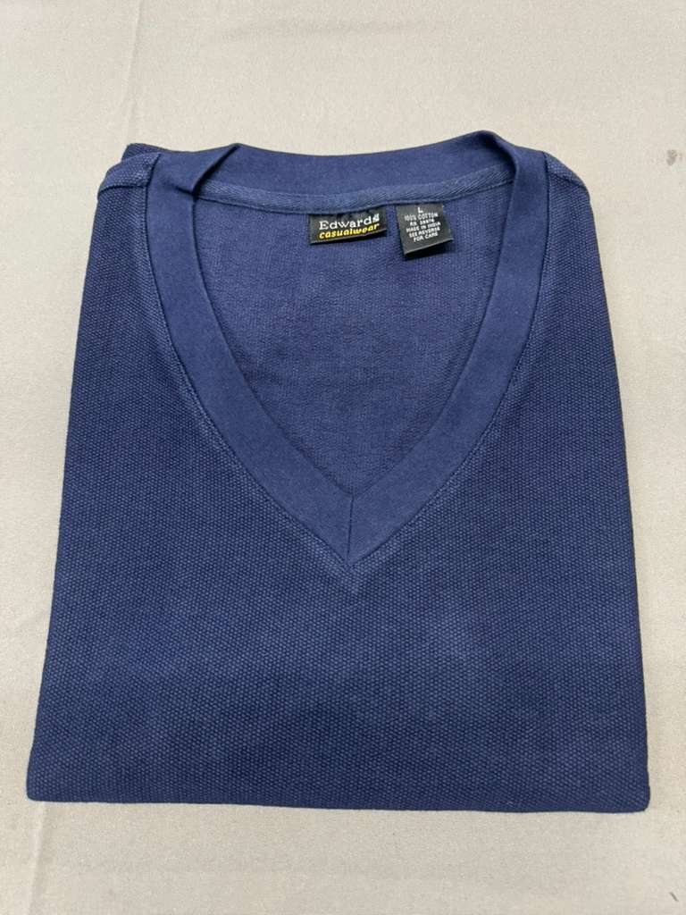 Edwards Casualwear Men's V-Neck, Sleeveless Sweater Vest (Pack of 2)