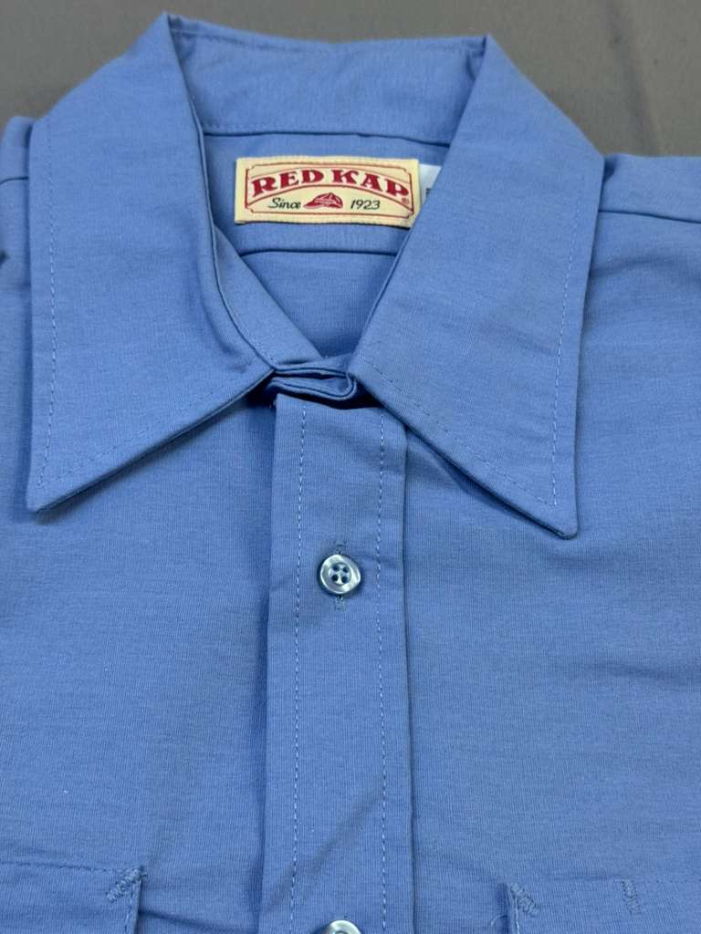 Red Kap SP60 Men's Solid Dress Uniform Shirt, Short Sleeve