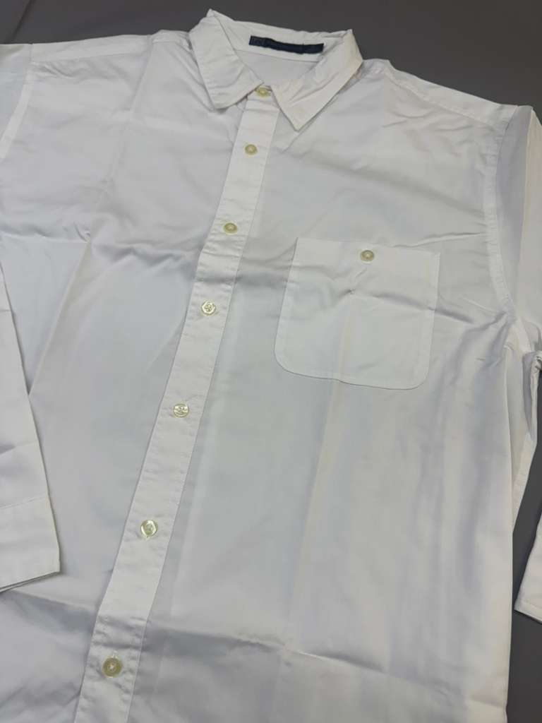 Lee Men's Performance Button Down Shirt, Long Sleeve with Left Pocket
