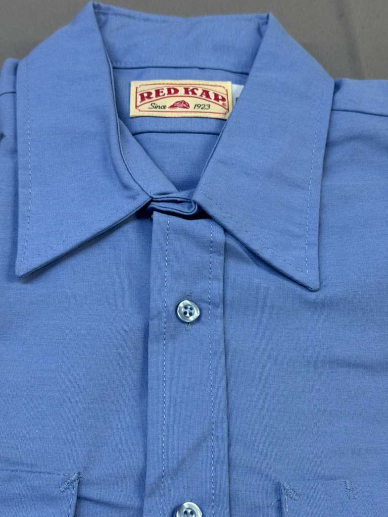 Red Kap SP60 Men's Solid Dress Uniform Shirt, Short Sleeve