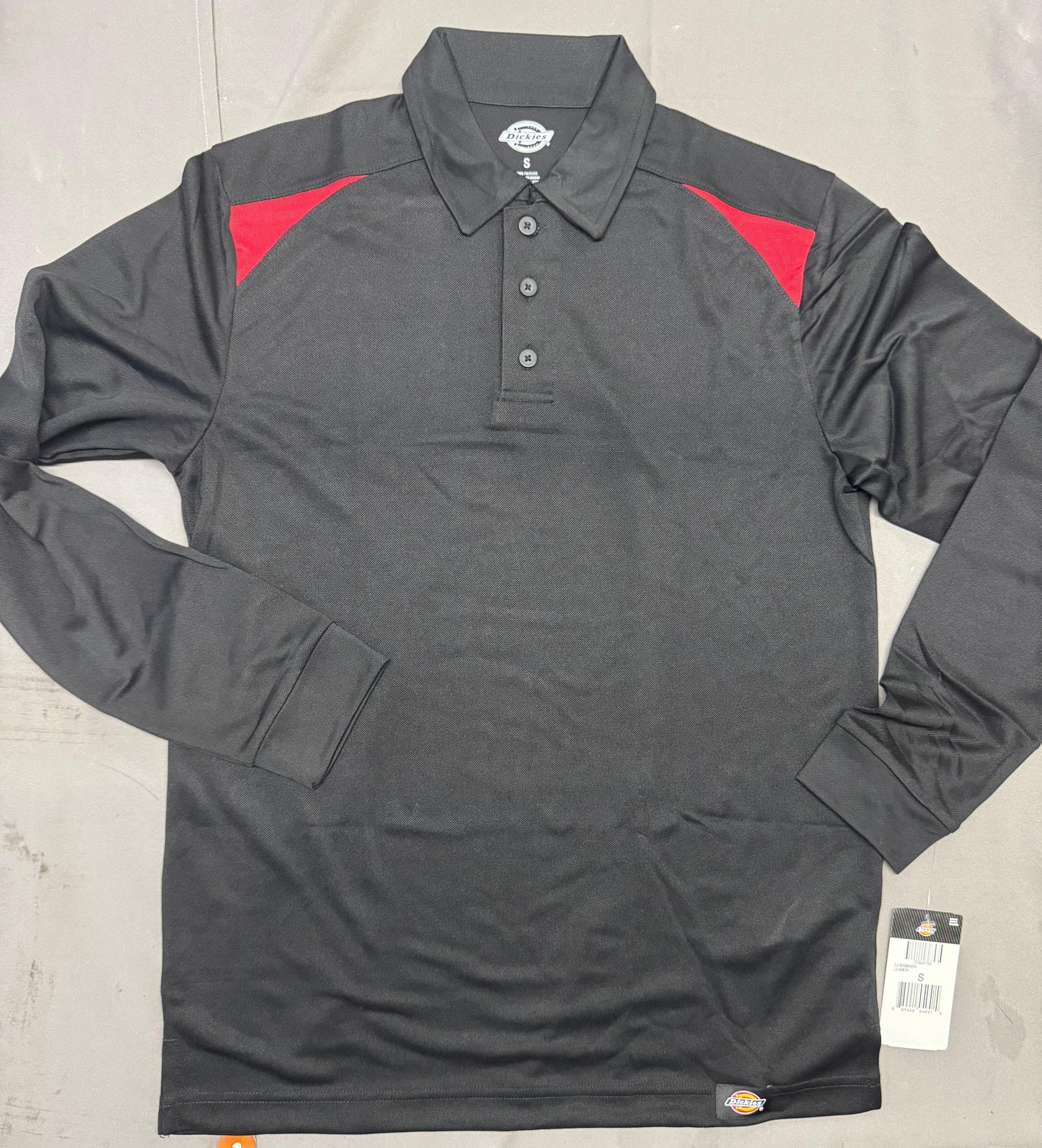 Dickies Men's Long Sleeve Polo Shirt