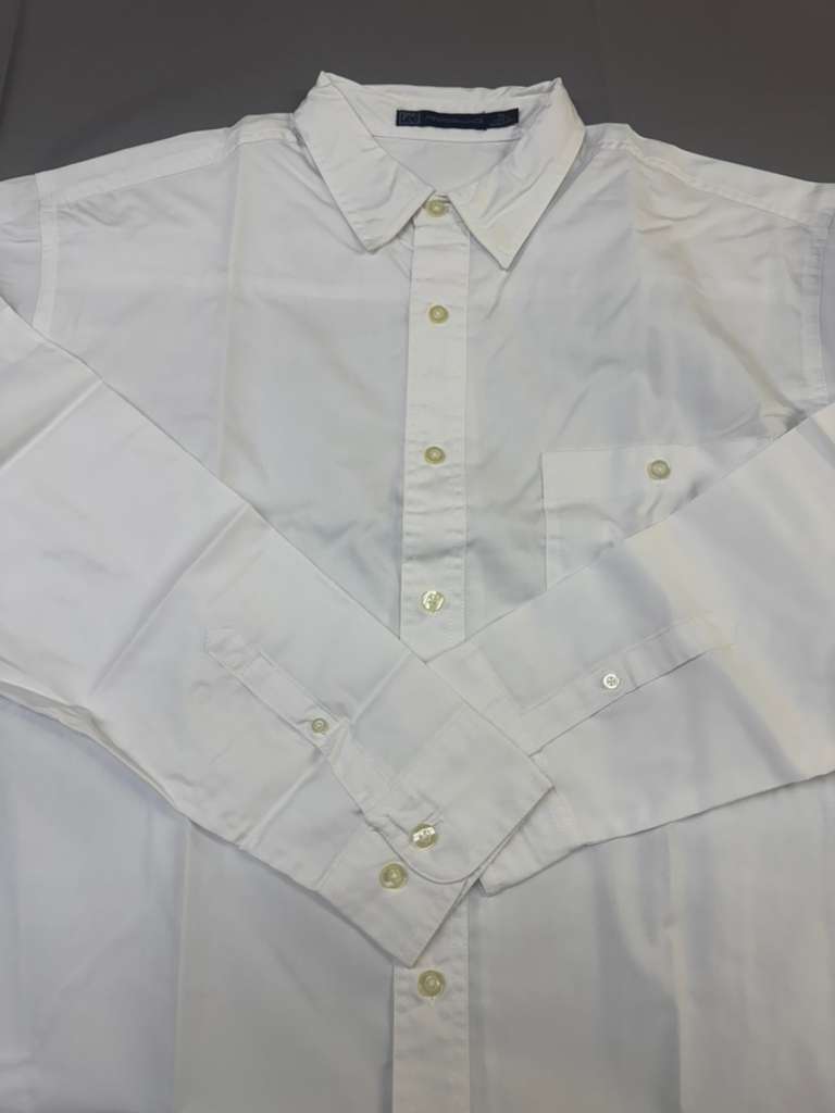 Lee Men's Performance Button Down Shirt, Long Sleeve with Left Pocket