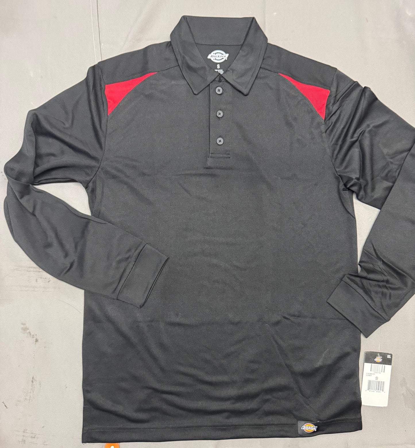 Dickies Men's Long Sleeve Polo Shirt