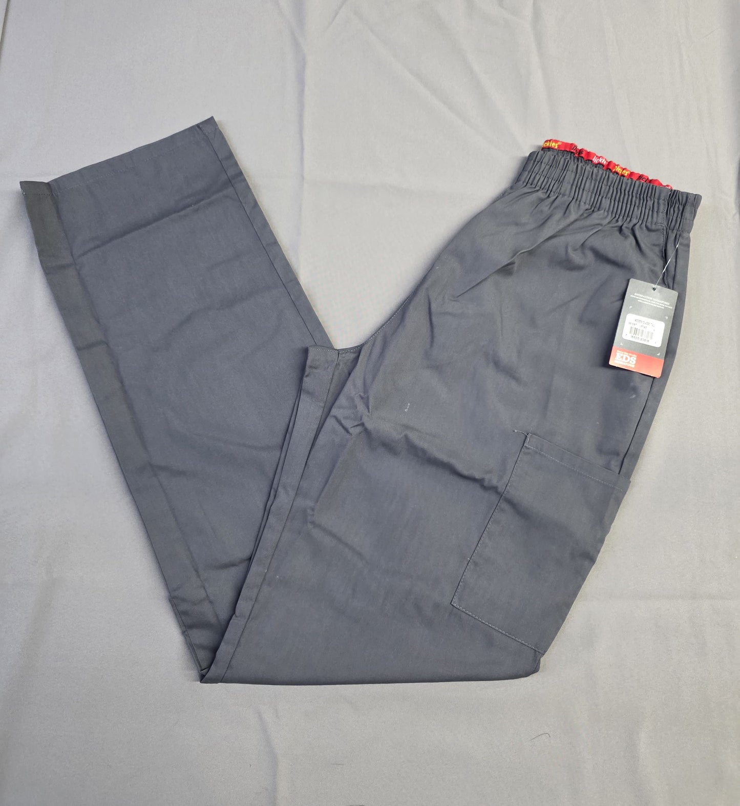 Dickies EDS Signature Scrubs for Women, Elastic Waist Pull-On Cargo Pant