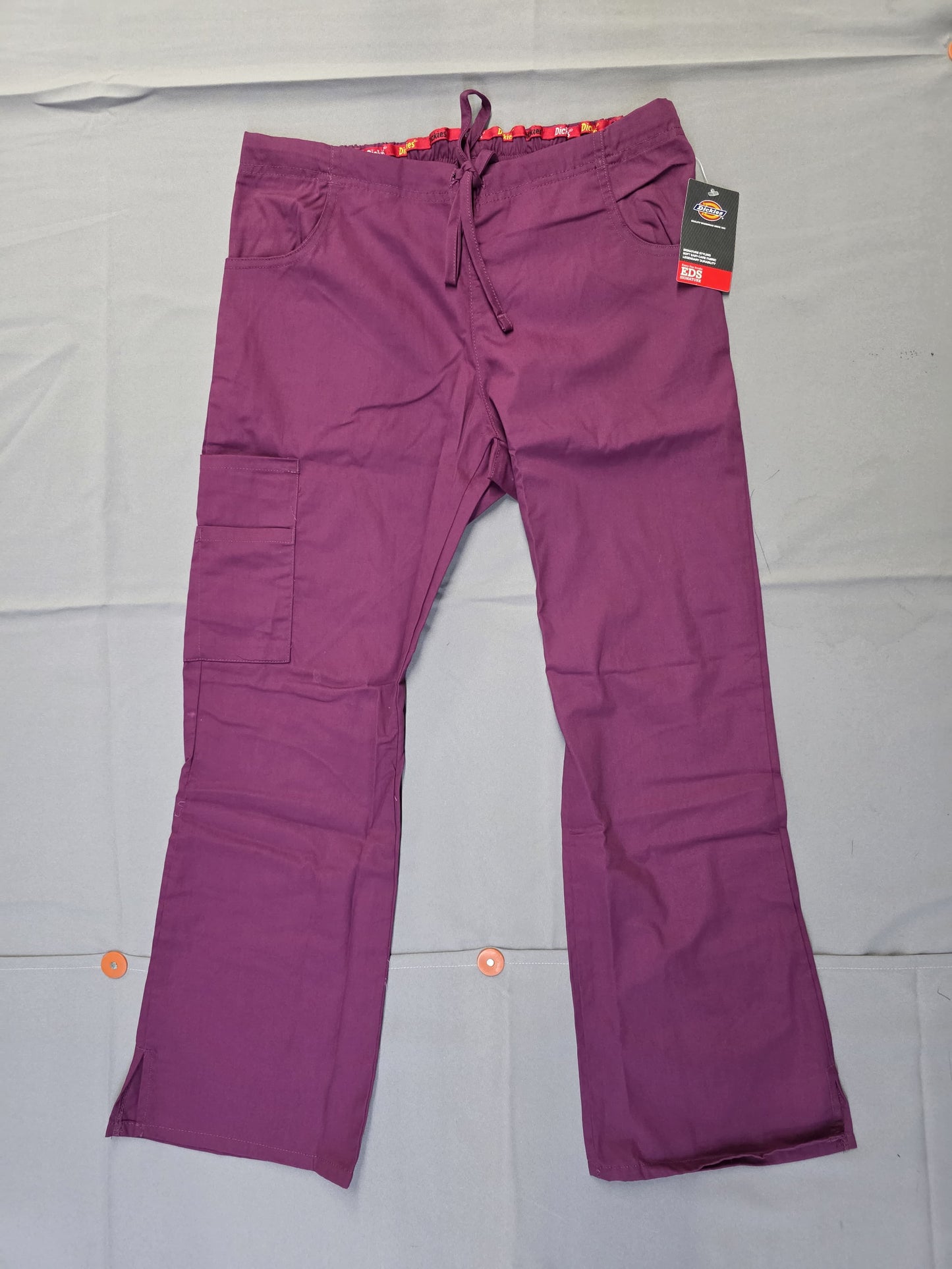 Dickies EDS Signature Scrubs for Women, Elastic Waist Pull-On Cargo Pant