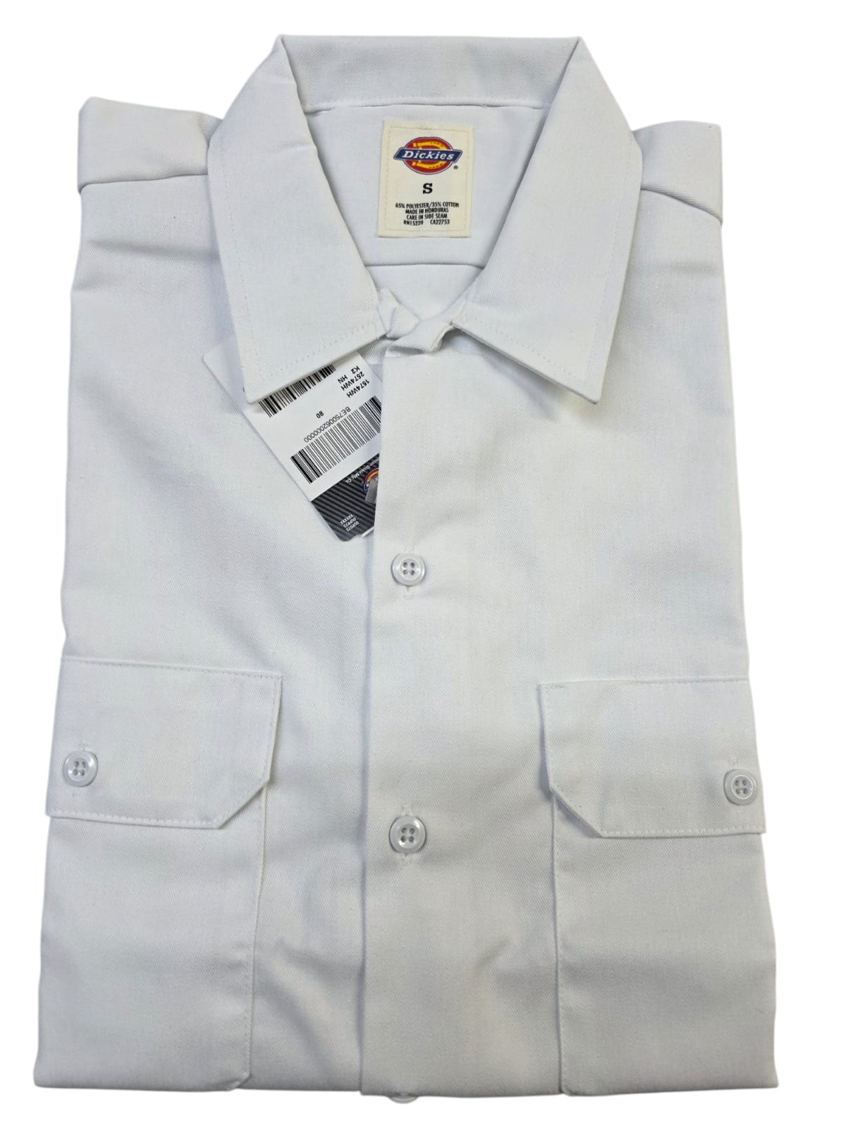 Dickies Men’s Short Sleeve Durable Twill Button Down Work Shirt