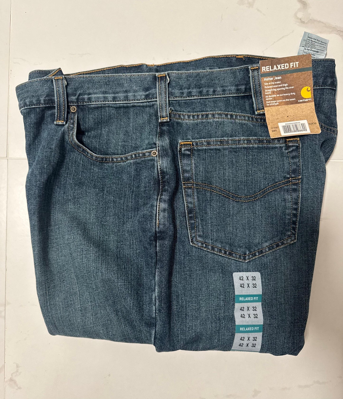 Carhartt Men's 101483 Holter Relaxed Fit Jean