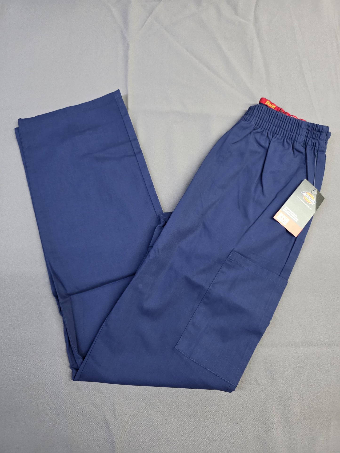 Dickies EDS Signature Scrubs for Women, Elastic Waist Pull-On Cargo Pant