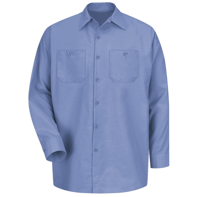 Red Kap SP14 Mens Industrial Long Sleeve Work Shirt