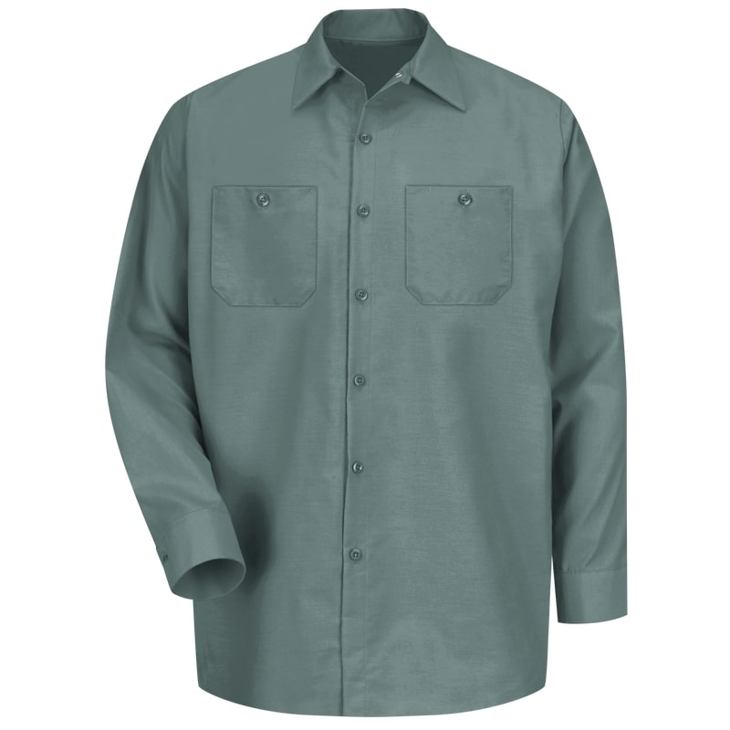 Red Kap SP14 Mens Industrial Long Sleeve Work Shirt