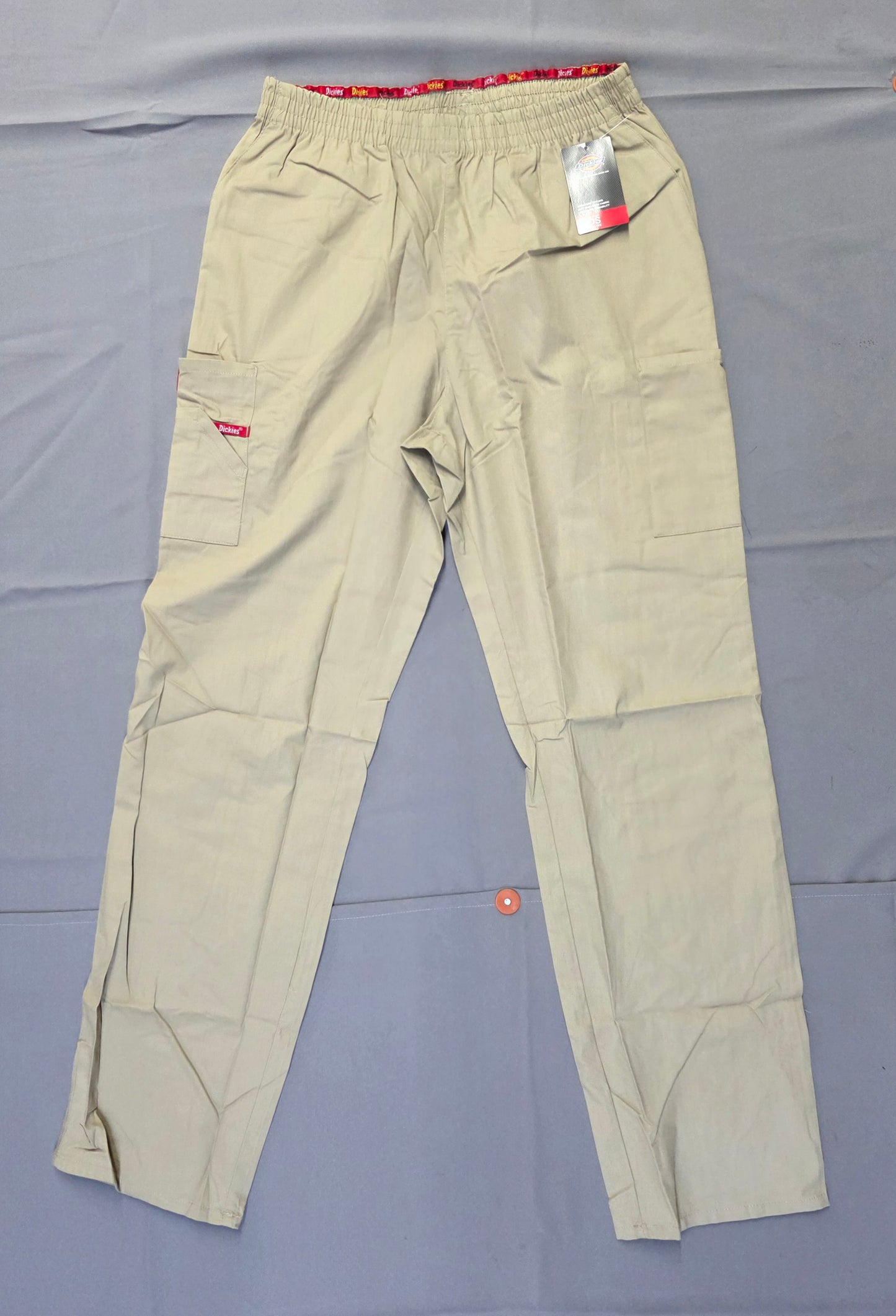 Dickies EDS Signature Scrubs for Women, Elastic Waist Pull-On Cargo Pant
