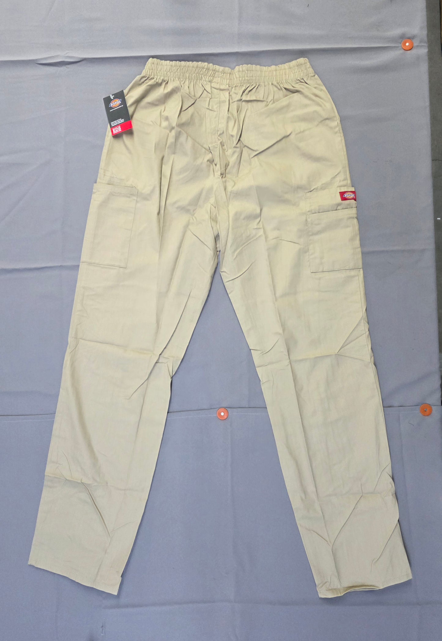 Dickies EDS Signature Scrubs for Women, Elastic Waist Pull-On Cargo Pant