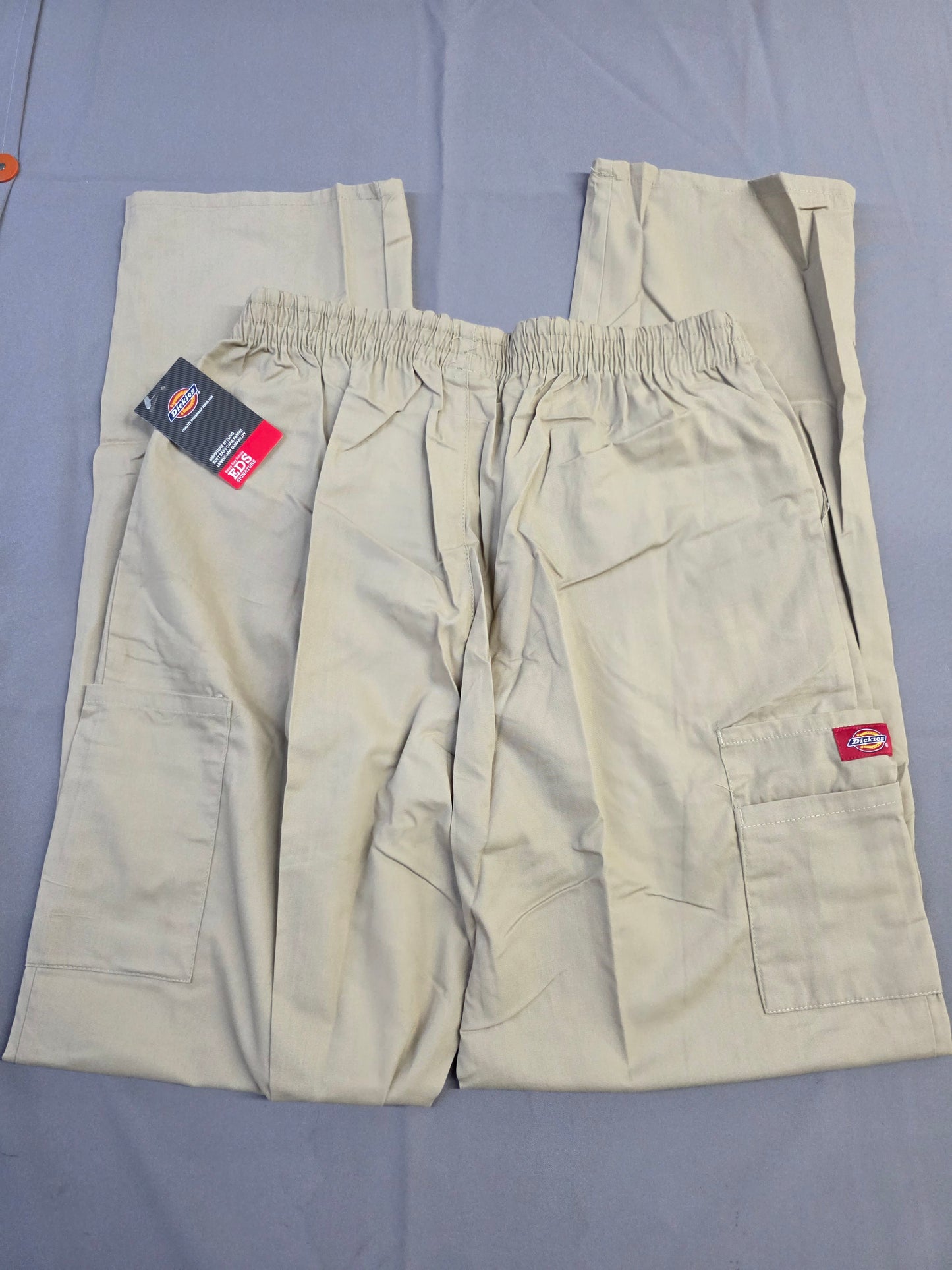 Dickies EDS Signature Scrubs for Women, Elastic Waist Pull-On Cargo Pant