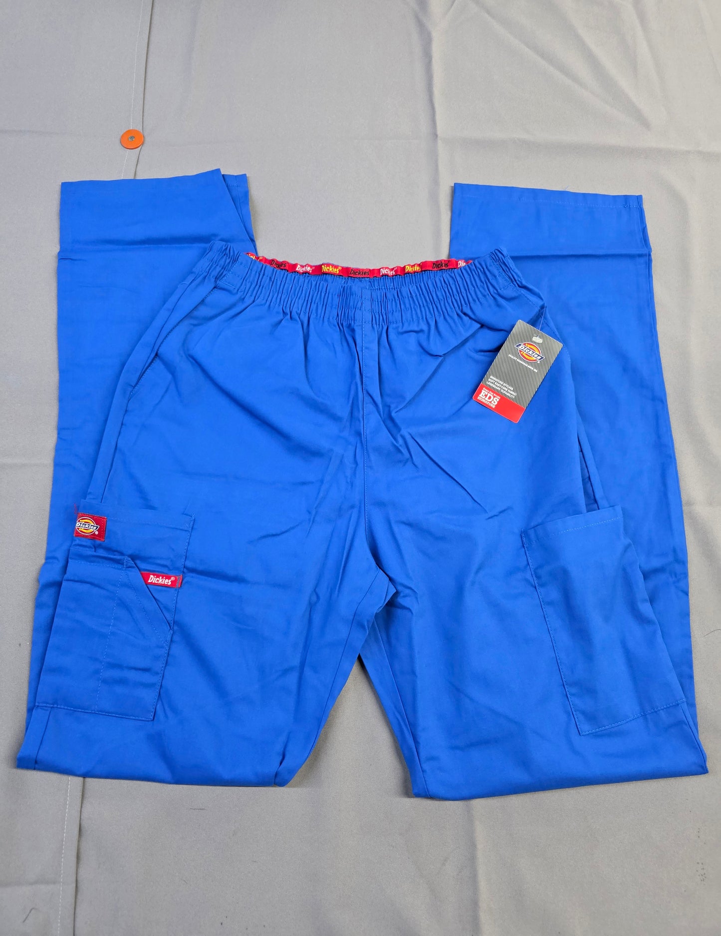 Dickies EDS Signature Scrubs for Women, Elastic Waist Pull-On Cargo Pant