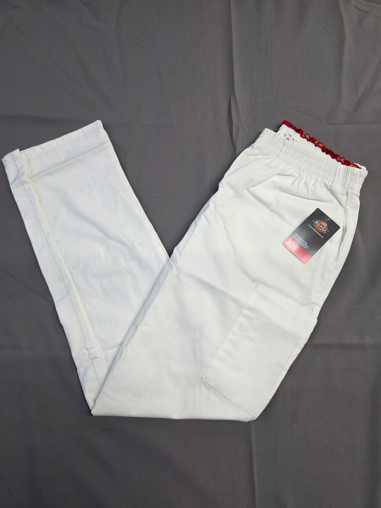 Dickies EDS Signature Scrubs for Women, Elastic Waist Pull-On Cargo Pant