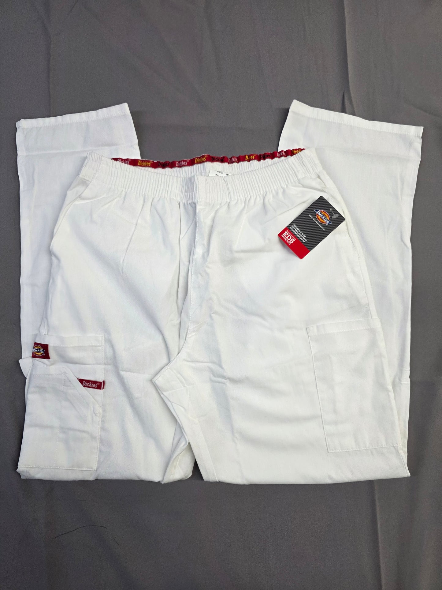 Dickies EDS Signature Scrubs for Women, Elastic Waist Pull-On Cargo Pant