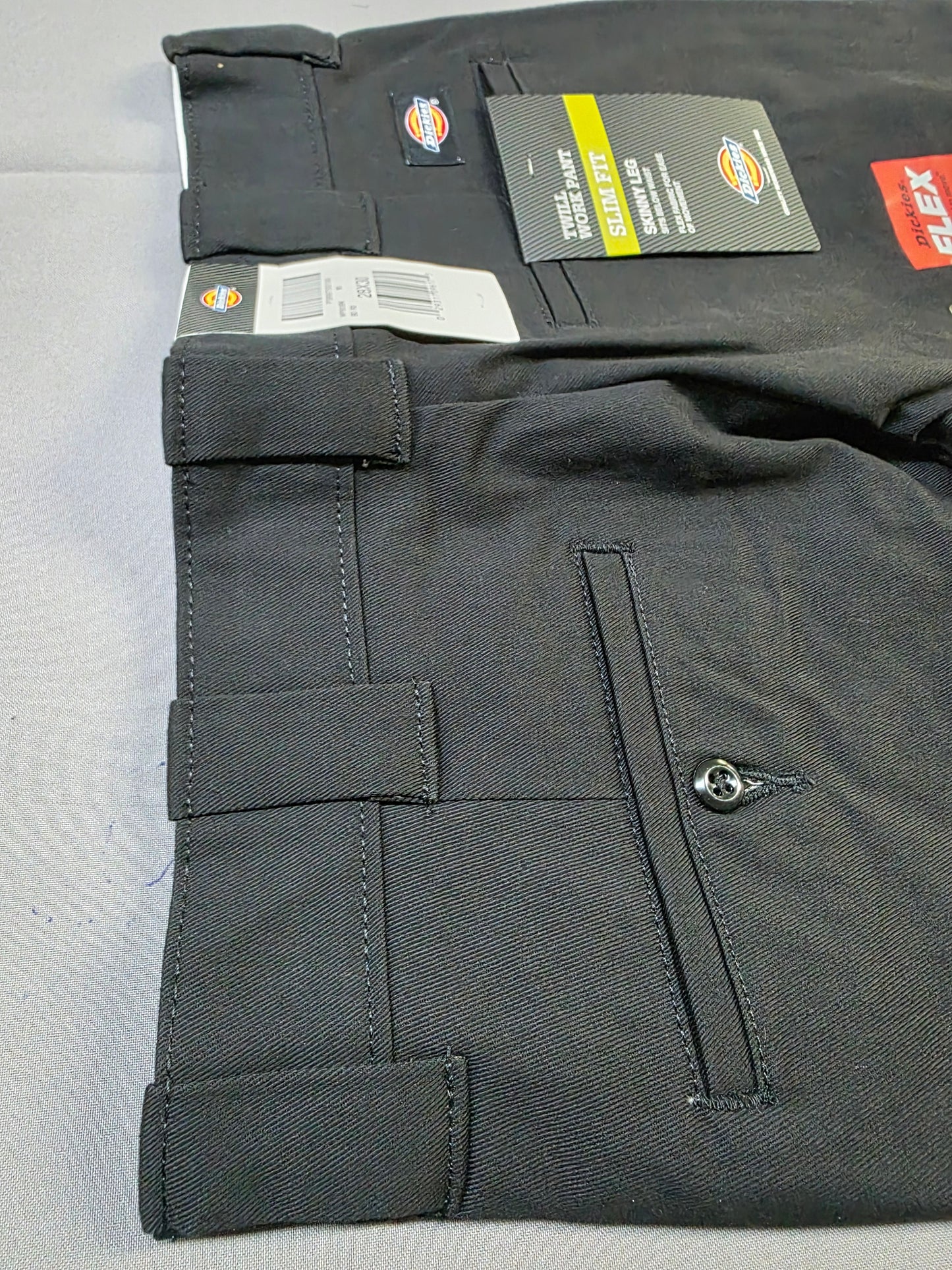 Dickies Men's Slim Skinny Fit Twill Work Pant
