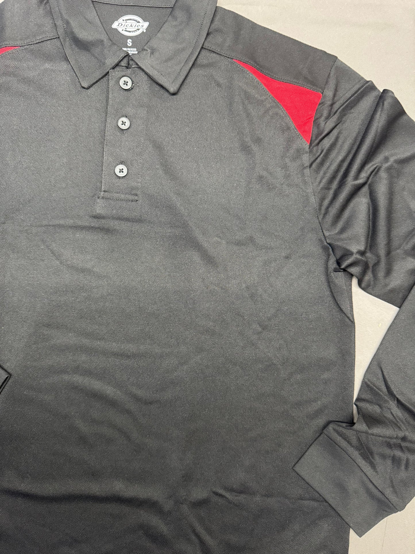 Dickies Men's Long Sleeve Polo Shirt