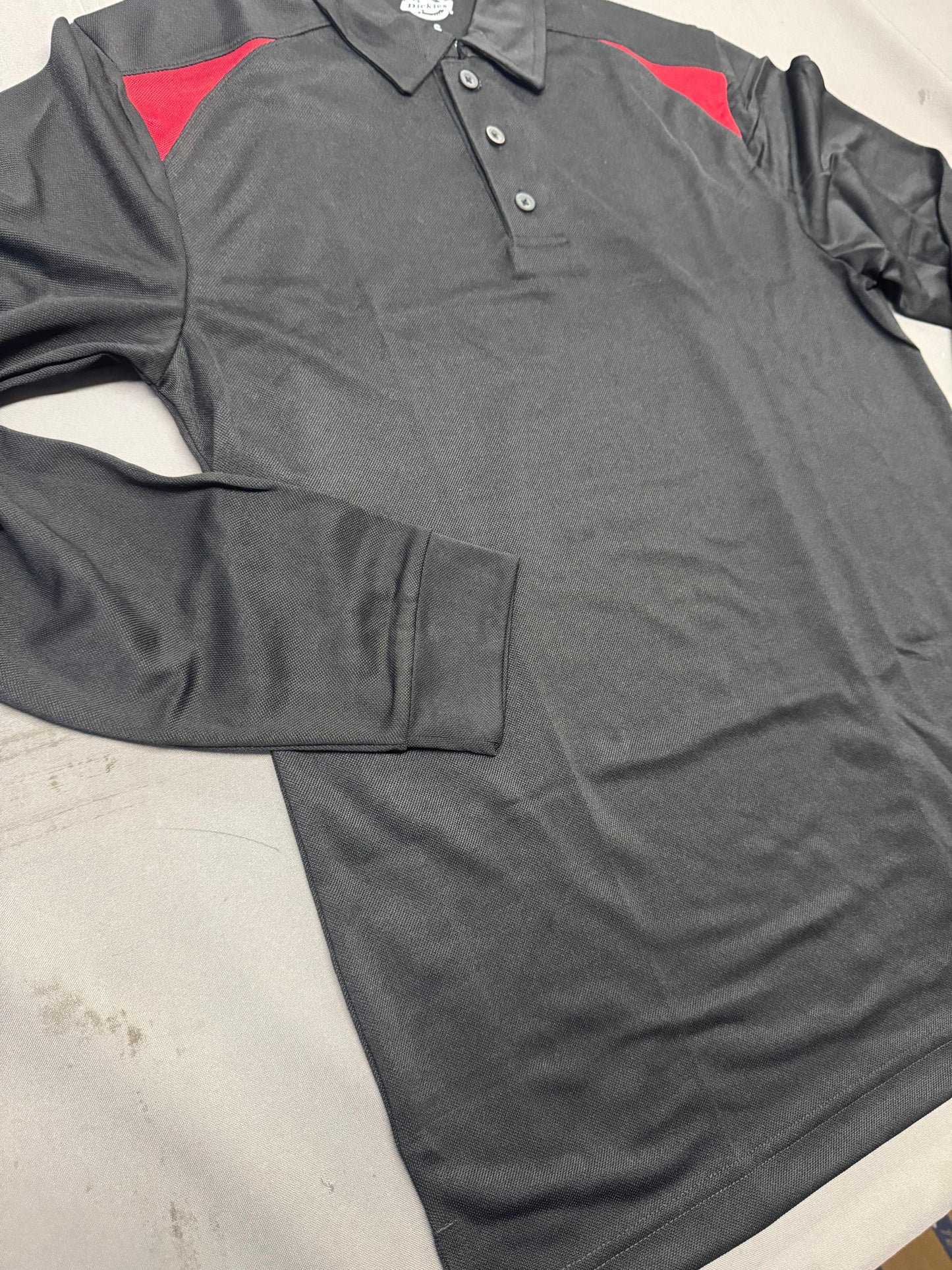 Dickies Men's Long Sleeve Polo Shirt