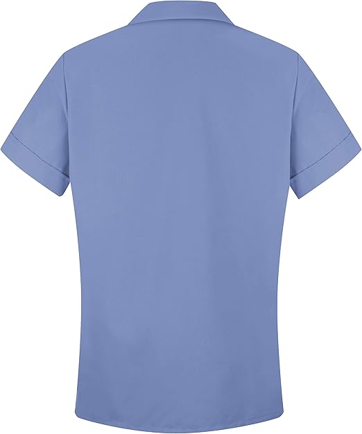 Red Kap Womens Gripper Front Short Sleeve Tunic