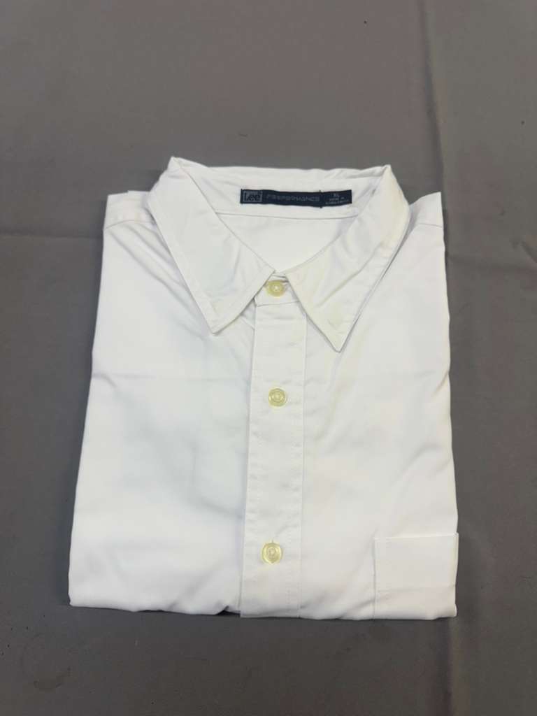 Lee Men's Performance Button Down Shirt, Long Sleeve with Left Pocket