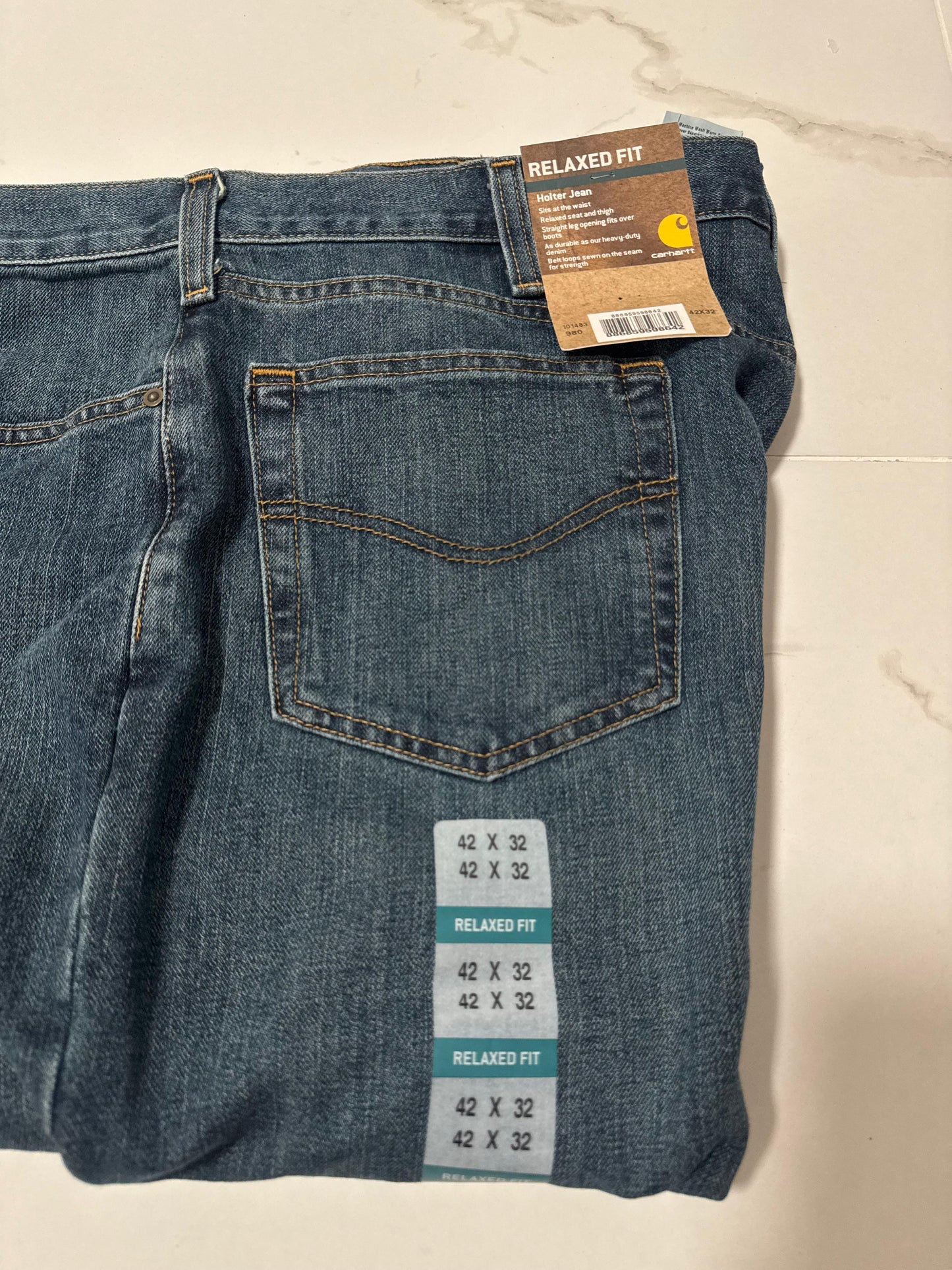 Carhartt Men's 101483 Holter Relaxed Fit Jean