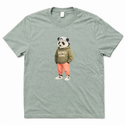BEARS GANG Unisex Collection 100% Organic Soft Cotton Graphic Tee