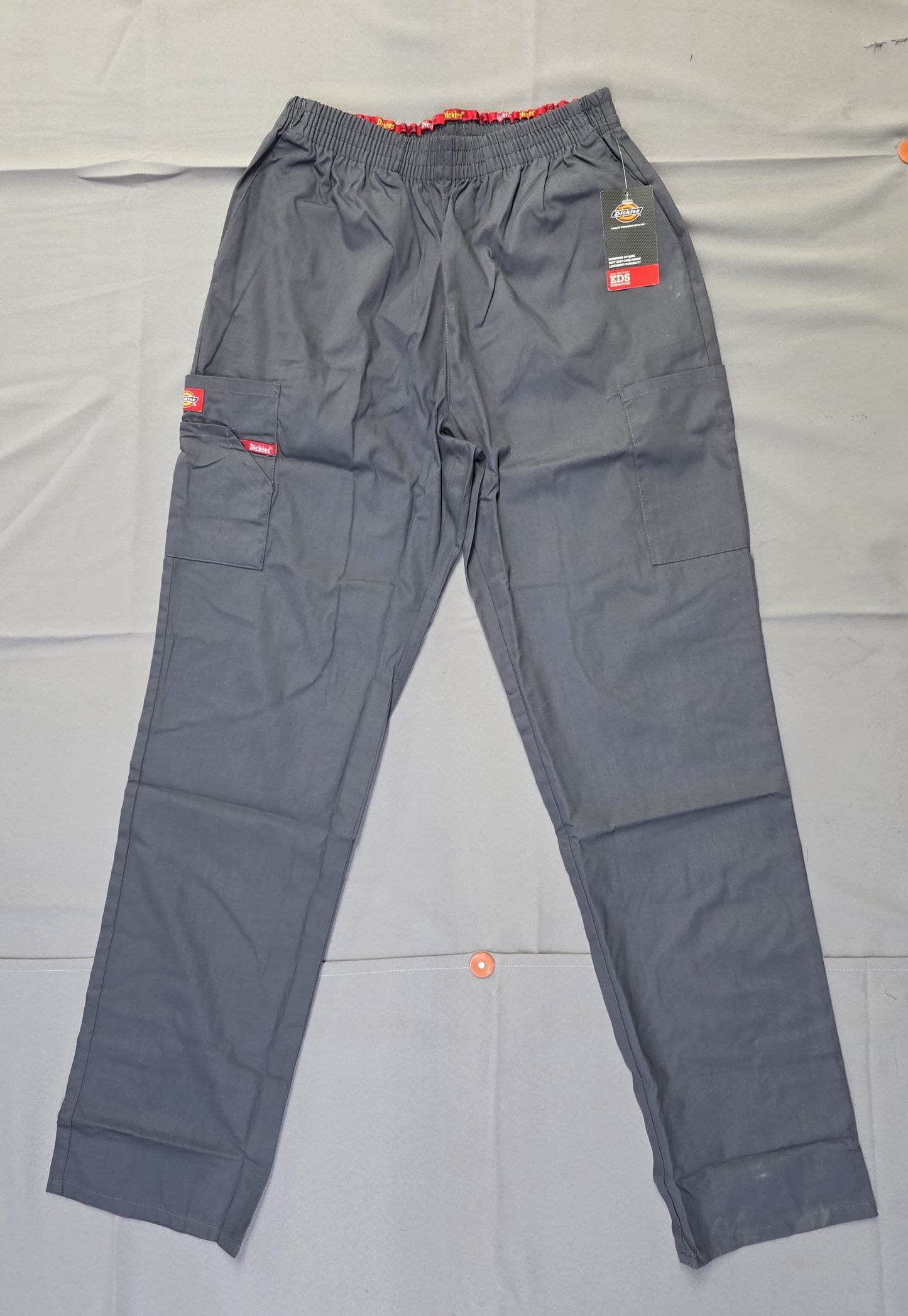 Dickies EDS Signature Scrubs for Women, Elastic Waist Pull-On Cargo Pant