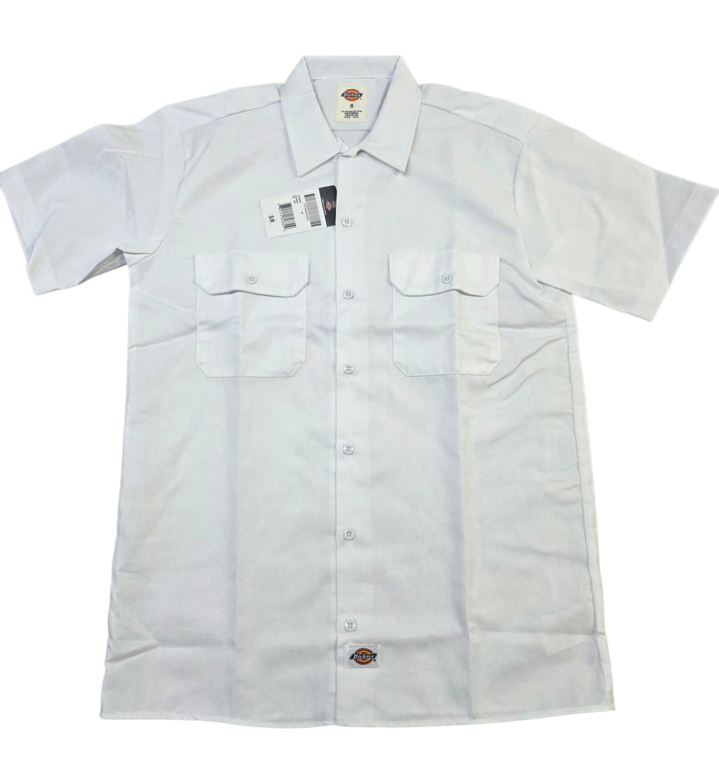 Dickies Men’s Short Sleeve Durable Twill Button Down Work Shirt