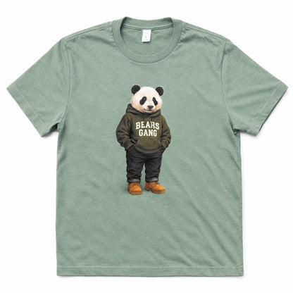BEARS GANG Unisex Collection 100% Organic Soft Cotton Graphic Tee