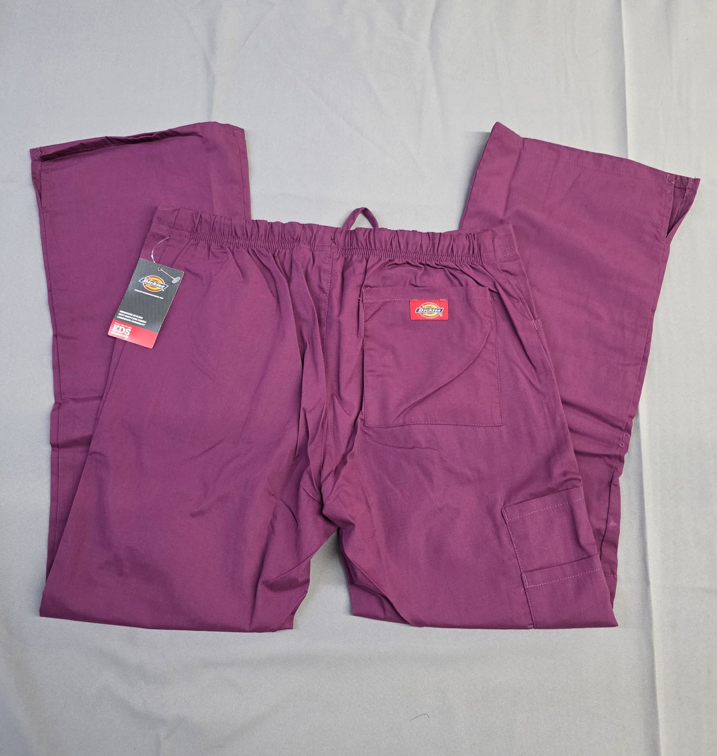 Dickies EDS Signature Scrubs for Women, Elastic Waist Pull-On Cargo Pant