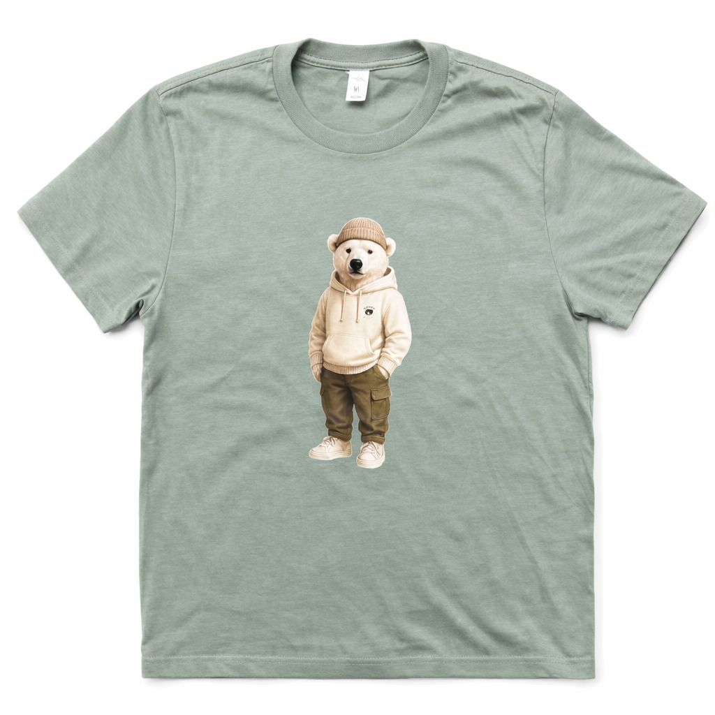 BEARS GANG Unisex Collection 100% Organic Soft Cotton Graphic Tee