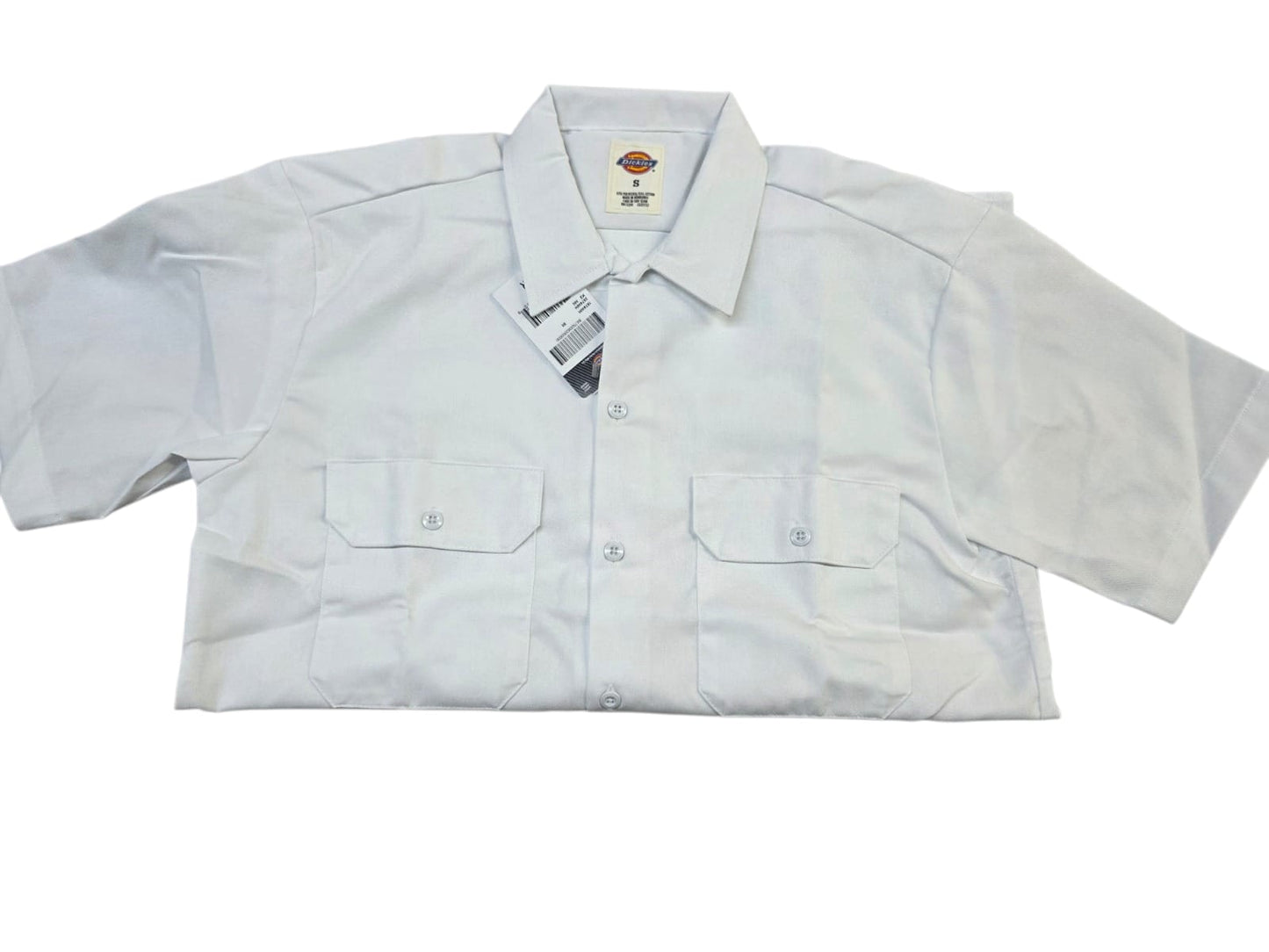 Dickies Men’s Short Sleeve Durable Twill Button Down Work Shirt