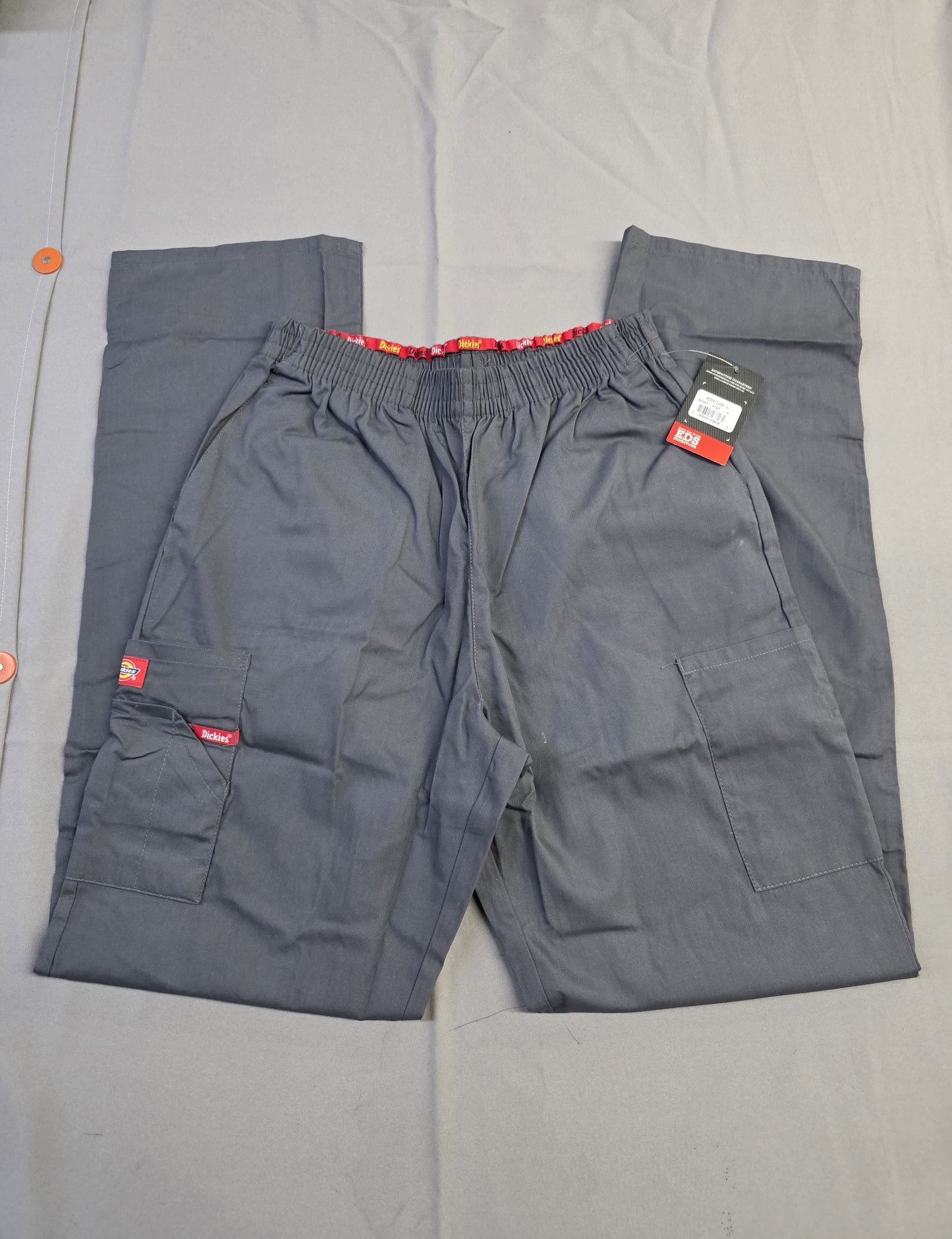 Dickies EDS Signature Scrubs for Women, Elastic Waist Pull-On Cargo Pant