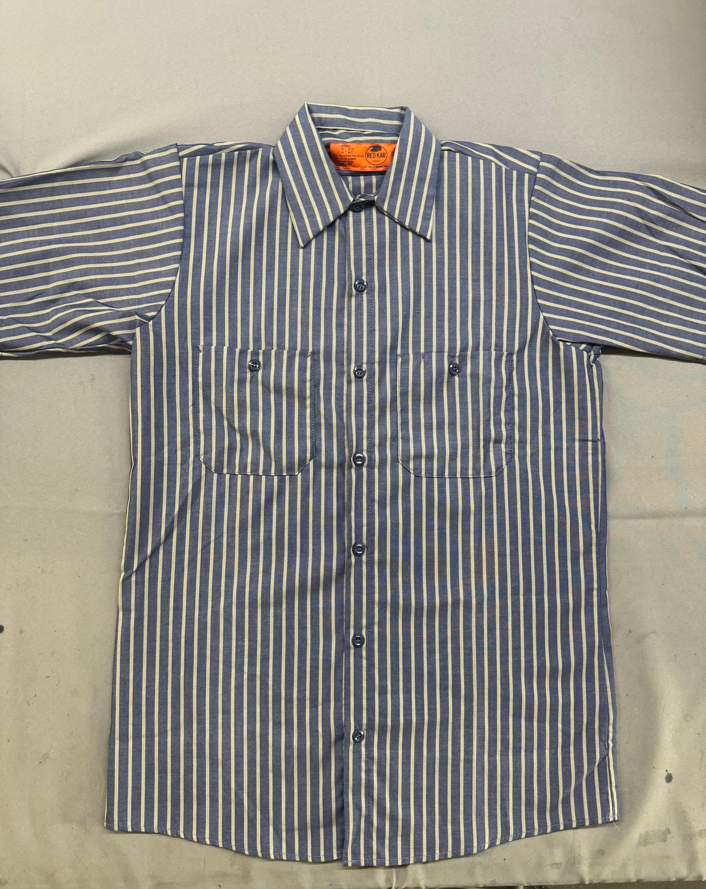 Red Kap SP24 Mens Industrial Work Shirt, Regular Fit, Short Sleeve