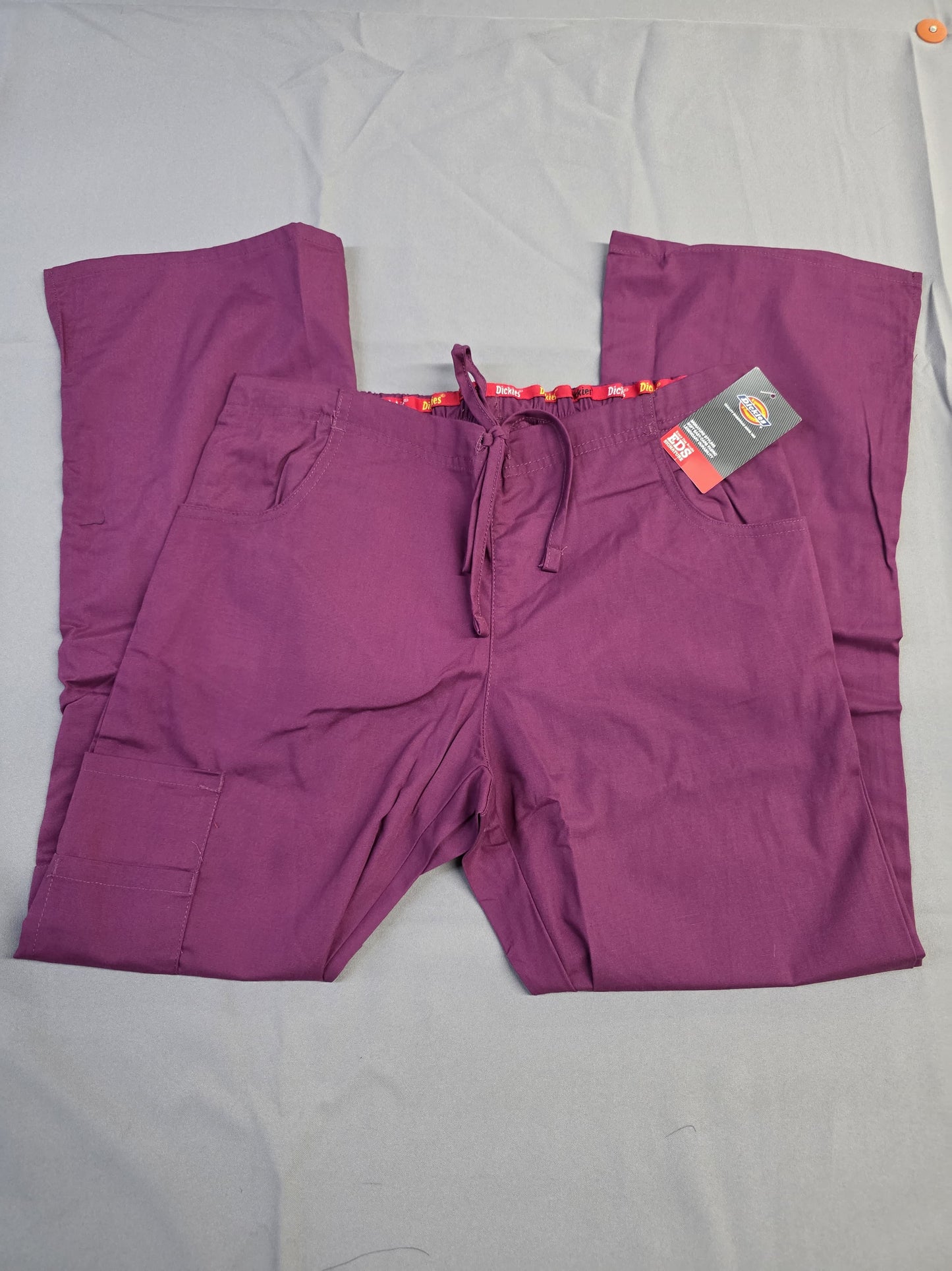 Dickies EDS Signature Scrubs for Women, Elastic Waist Pull-On Cargo Pant