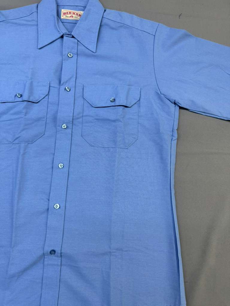 Red Kap SP60 Men's Solid Dress Uniform Shirt, Short Sleeve