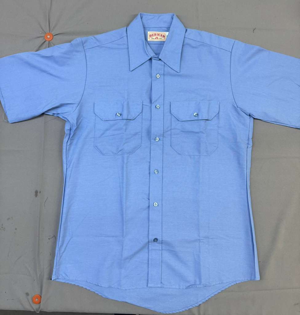 Red Kap SP60 Men's Solid Dress Uniform Shirt, Short Sleeve