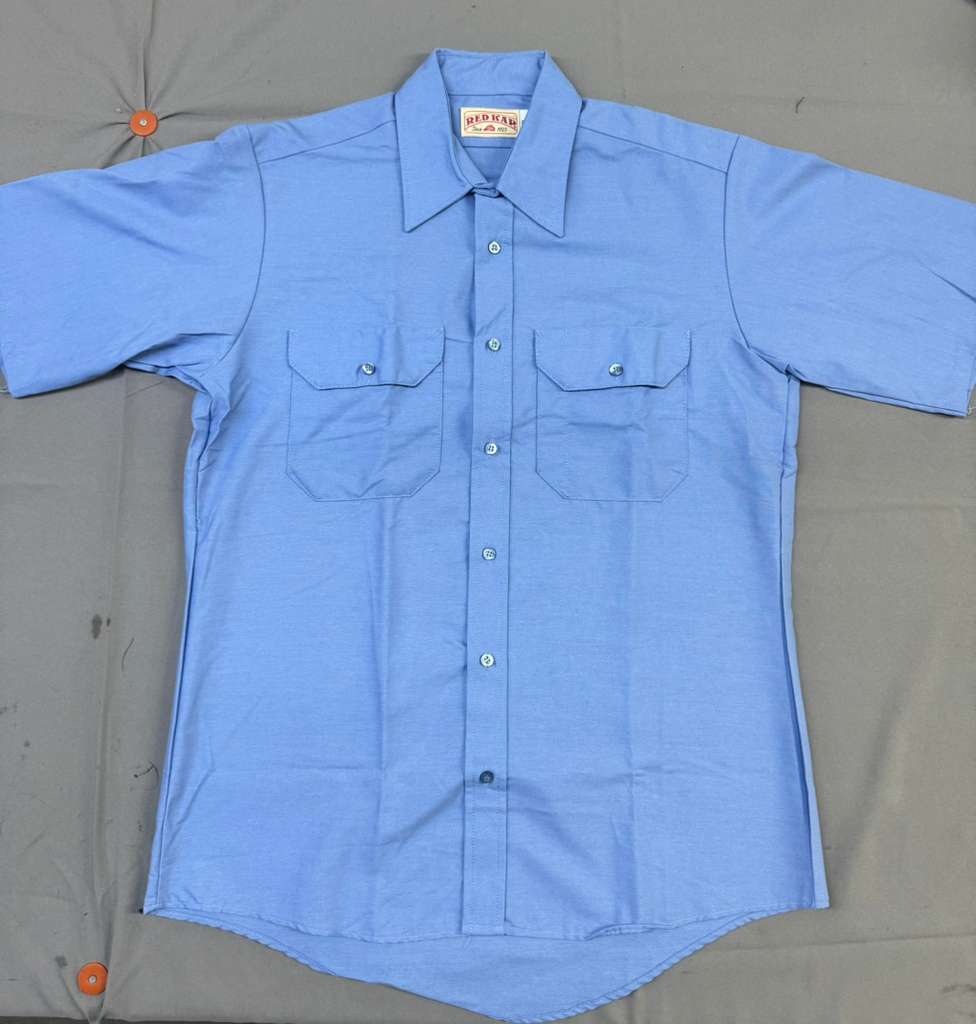 Red Kap SP60 Men's Solid Dress Uniform Shirt, Short Sleeve