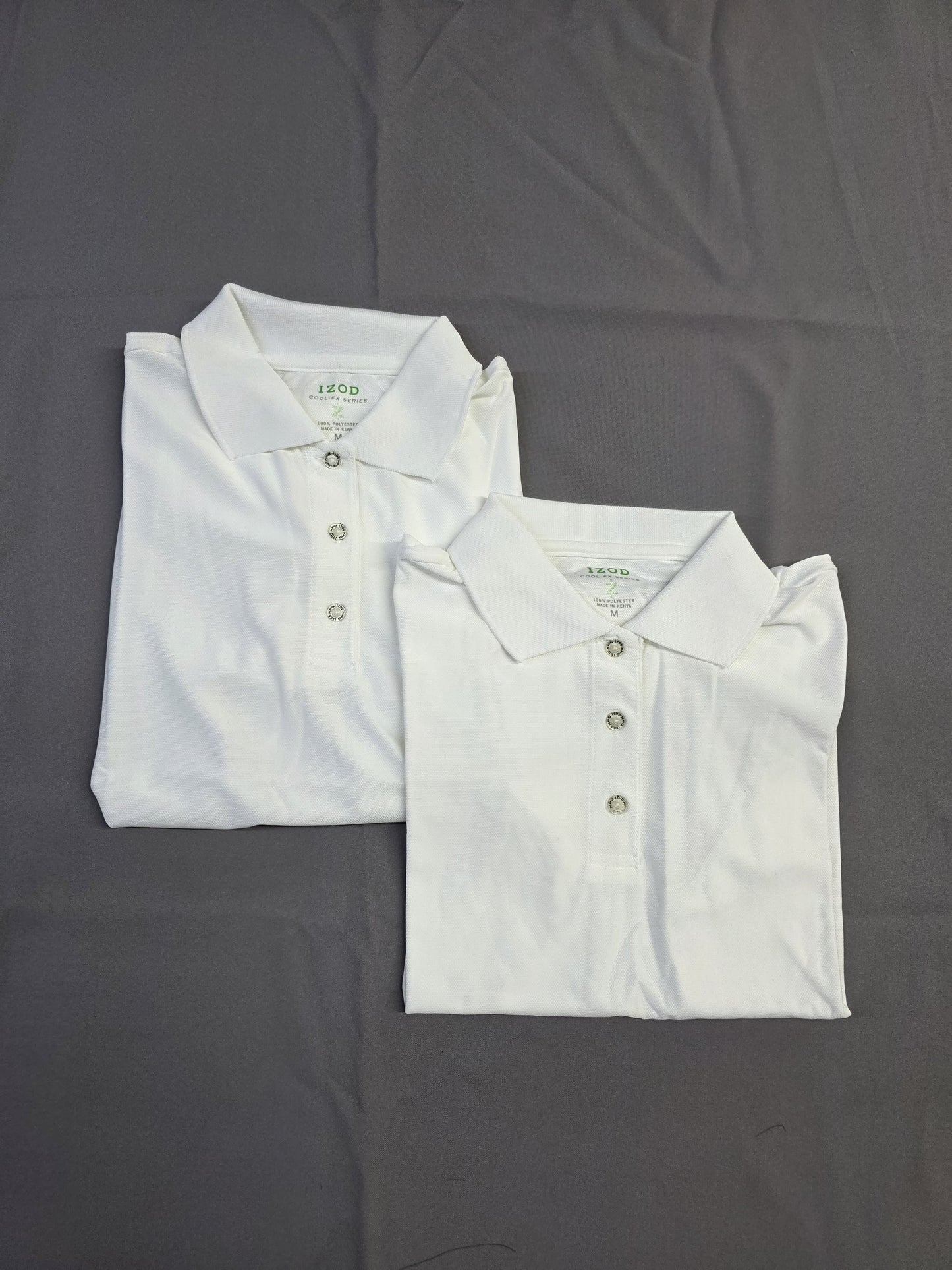 IZOD Cool-Fx Series Womens Short-Sleeve Polo Shirt (Pack of 2)