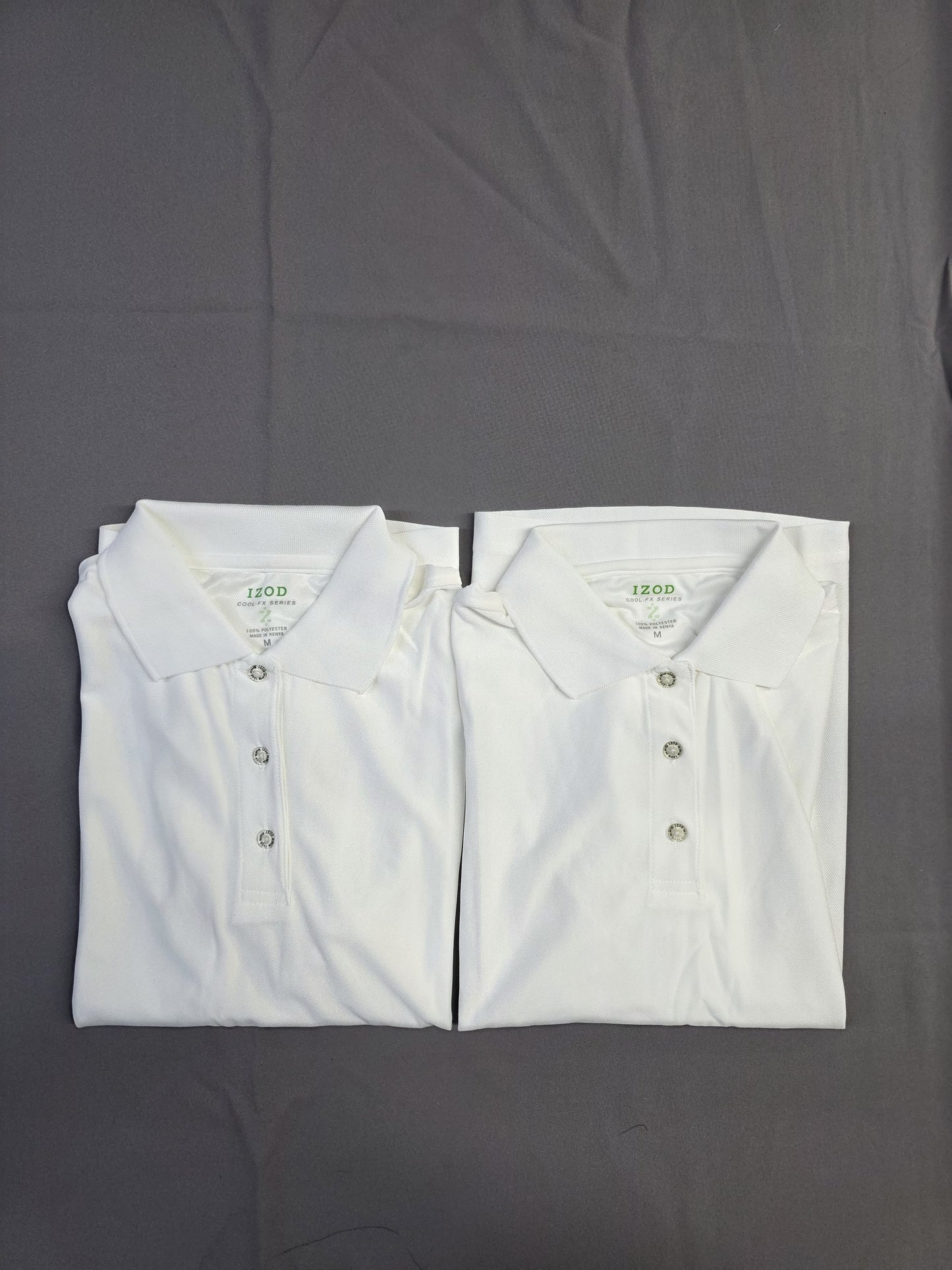 IZOD Cool-Fx Series Womens Short-Sleeve Polo Shirt (Pack of 2)