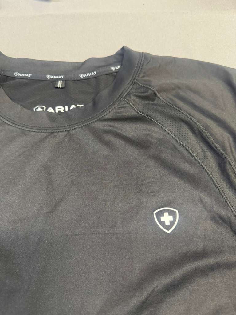 Ariat Men's Performance Long Sleeve Black T-Shirt