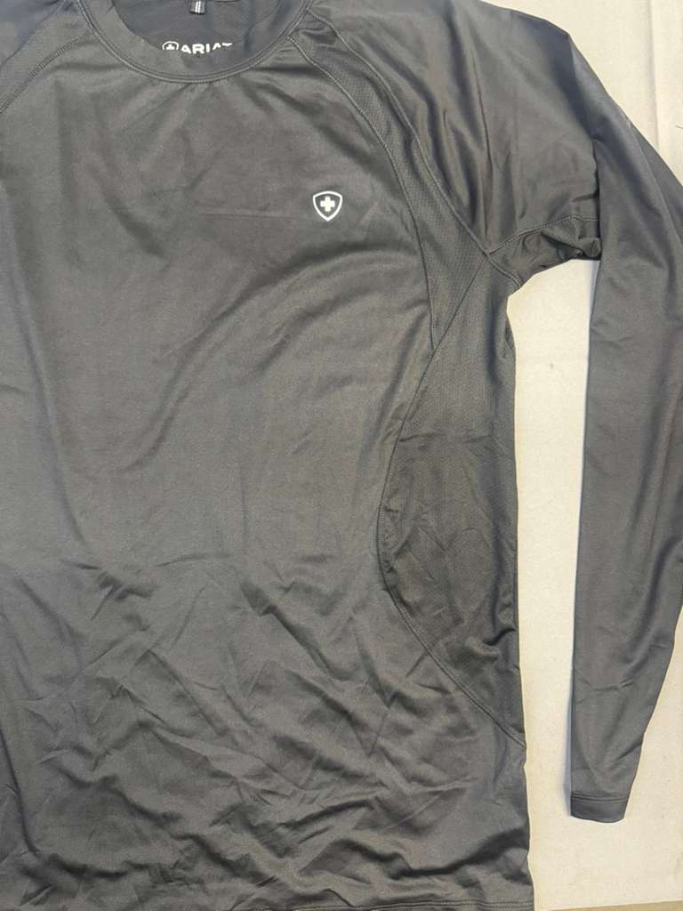 Ariat Men's Performance Long Sleeve Black T-Shirt